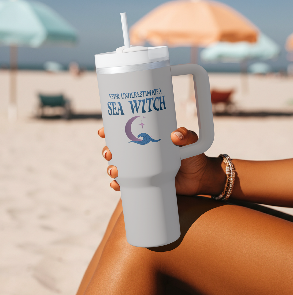 Never Underestimate a Sea Witch PNG | Coastal Witchy Digital Design